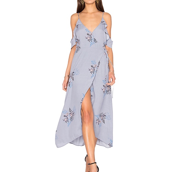 periwinkle floral dress